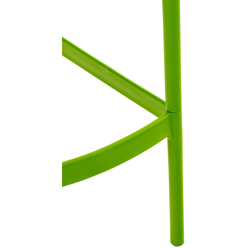 Moderne udendørs barstol i polypropylen med ergonomisk design 75 cm