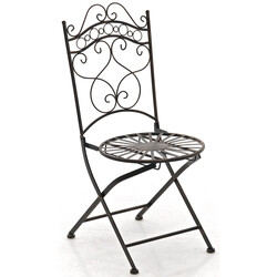 Nostalgisk jern siddegruppe med antikpatina til terrasse og have