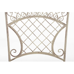 Nostalgisk Adelar have og terrassestol i jern med antikpatina