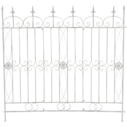 Jernhavehegn til klatreplanter 124 cm bred 116 cm høj