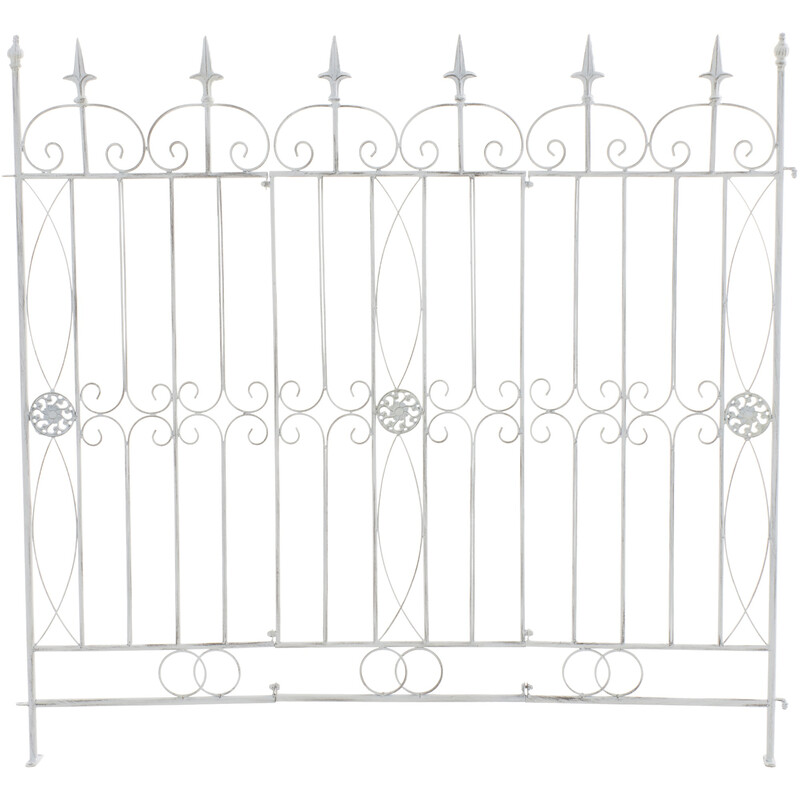 Jernhavehegn til klatreplanter 124 cm bred 116 cm høj