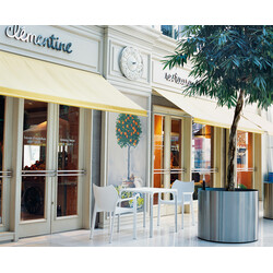 Diva-stabelbare stole 2 stk sæt til indendørs og udendørs brug