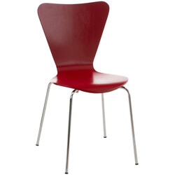 Calisto sammenklappelig stol med træsæde metalramme 120 kg belastning