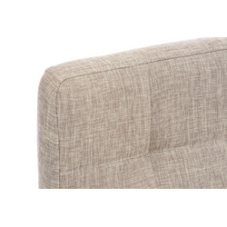 Lincoln stof barstol med birk ramme og polstret sæde