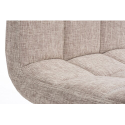 Peru stof barstol med justerbar højde ryglæn og fodstøtte