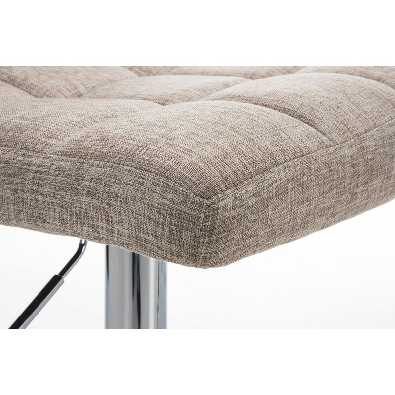 Peru stof barstol med justerbar højde ryglæn og fodstøtte