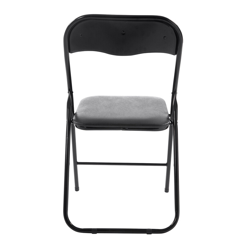 Felix sammenklappelig stol i kunstlæder med metalramme 115 kg