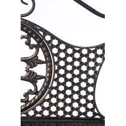 Foldbar malerstil jernhylde med fire hylder 153 cm høj