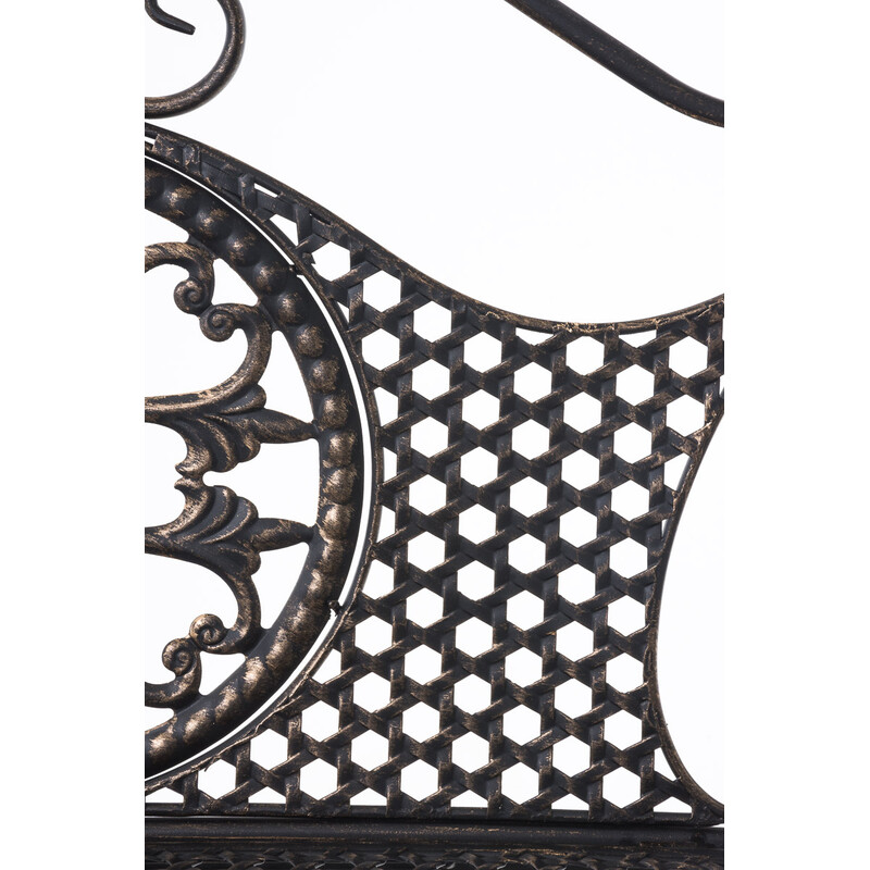 Foldbar malerstil jernhylde med fire hylder 153 cm høj