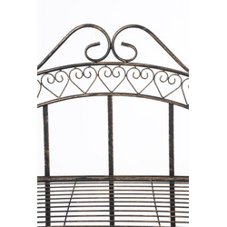 Solidt jern hyldestativ med fire hylder sammenklappelig malerstil