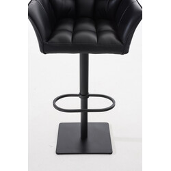 Elegant roterende barstol med justerbar højde og armlæn