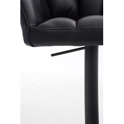 Elegant roterende barstol med justerbar højde og armlæn