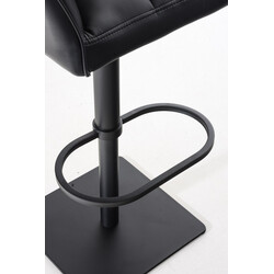 Elegant roterende barstol med justerbar højde og armlæn