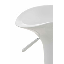 2 stk justerbare roterende barstole Saddle med ergonomisk plastsæde