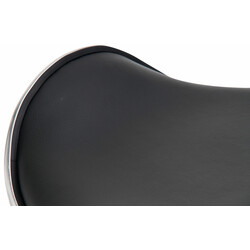 Justerbare Shanghai barstole 2 stk kromet ramme kunstig læder