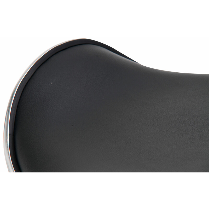 Justerbare Shanghai barstole 2 stk kromet ramme kunstig læder