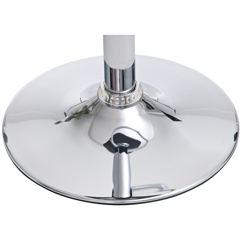 Justerbare Shanghai barstole 2 stk kromet ramme kunstig læder