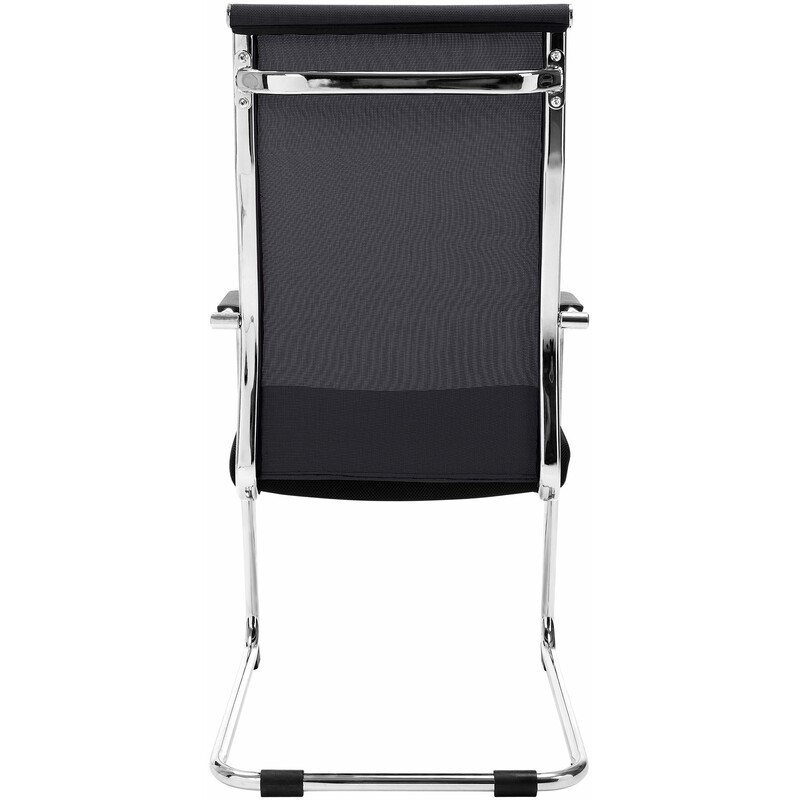 Brenda besøgsstol hældende metal med netstof og polstring