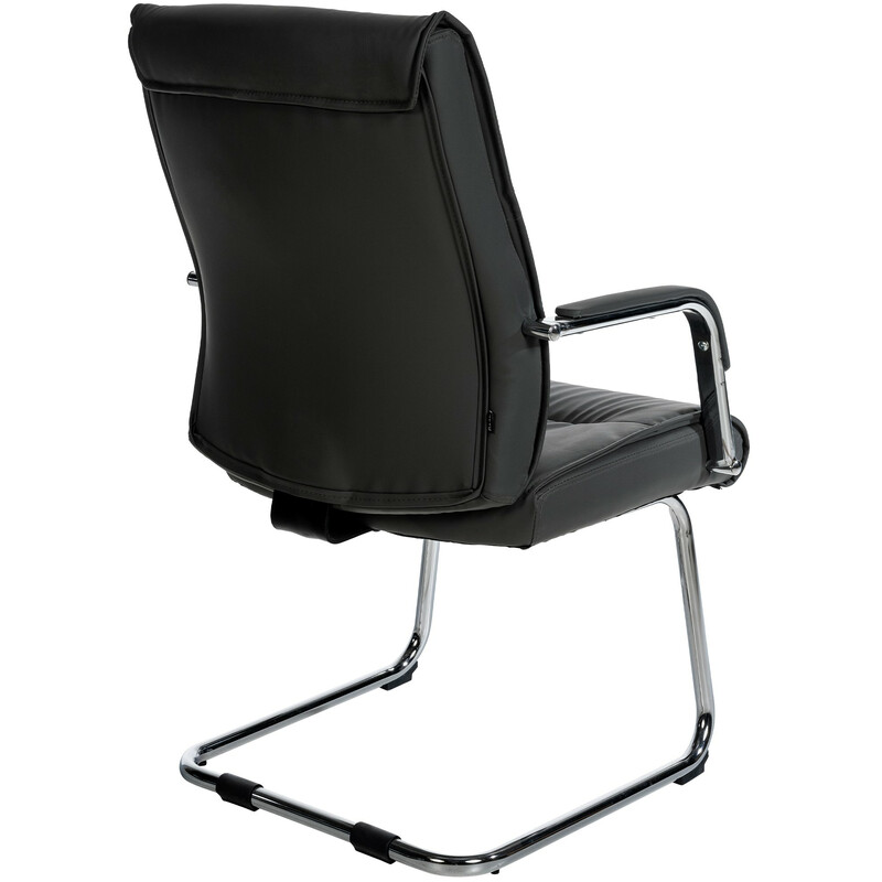 Besøgsstol Sievert kunstlæder ergonomisk design 58 cm ryghøjde 136 kg belastning