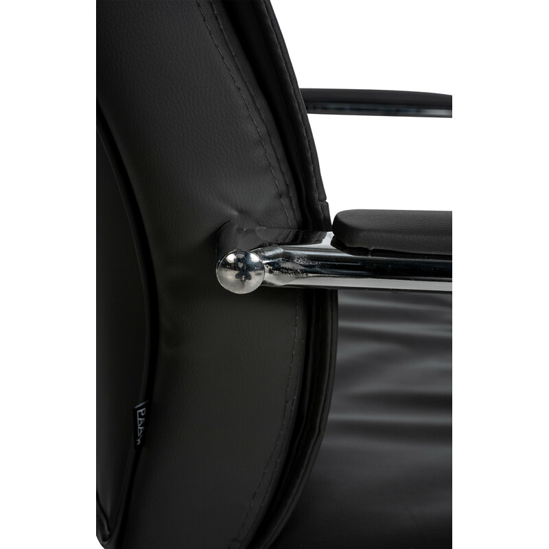 Besøgsstol Sievert kunstlæder ergonomisk design 58 cm ryghøjde 136 kg belastning