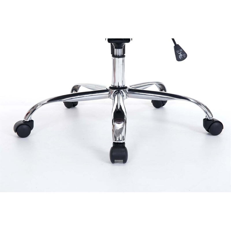 XXL ergonomisk kontorstol i kunstlæder med justerbar højde og 210 kg belastning