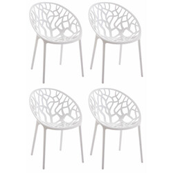 Hope 4‑stk havehavesæt stabelbar vandafvisende UV‑bestandig genanvendt plast