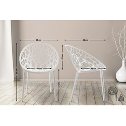 Hope 4‑stk havehavesæt stabelbar vandafvisende UV‑bestandig genanvendt plast