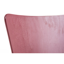 Stabelbar besøgsstol Aaron 4 stk kromet metalramme ergonomisk sæde