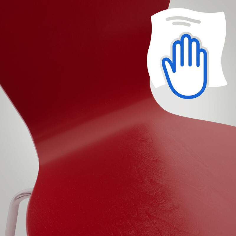 Calisto konferencestole sæt 4 stk med træsidde og kromramme