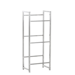 Stilfuld drikkekasseholder i mat sort rustfrit stål 2-6 kasser