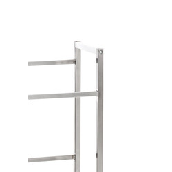 Stilfuld drikkekasseholder i mat sort rustfrit stål 2-6 kasser