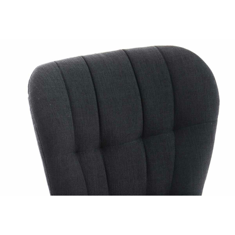 Elda moderne spisestol med polstret sæde og træramme