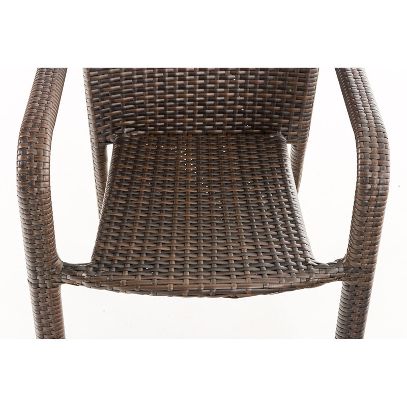 Stilfuld stabelbar polyrottinstol Leonie til udendørs og indendørs brug