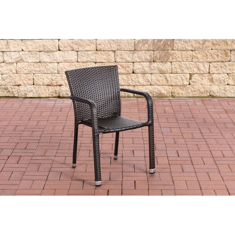 Stilfuld stabelbar polyrottinstol Leonie til udendørs og indendørs brug