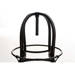 Radong elegant justerbar barstol med kunstlædersæde og metalramme