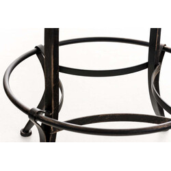 Radong elegant justerbar barstol med kunstlædersæde og metalramme