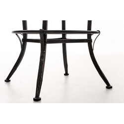 Radong elegant justerbar barstol med kunstlædersæde og metalramme