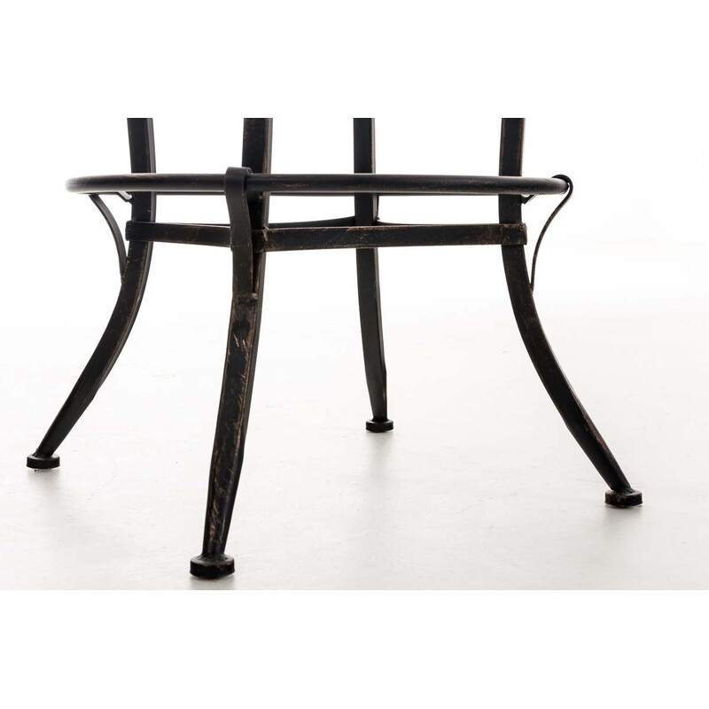 Radong elegant justerbar barstol med kunstlædersæde og metalramme