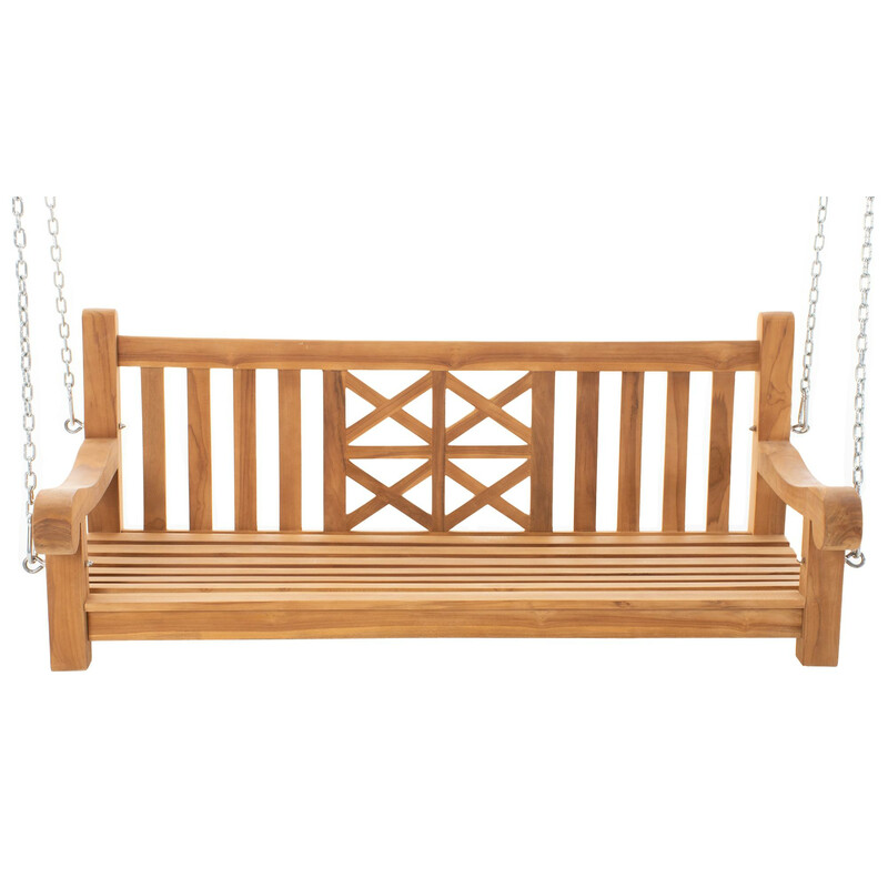 Florida hængebænk teak til have og terrasse 120-240 cm