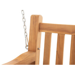 Florida hængebænk teak til have og terrasse 120-240 cm