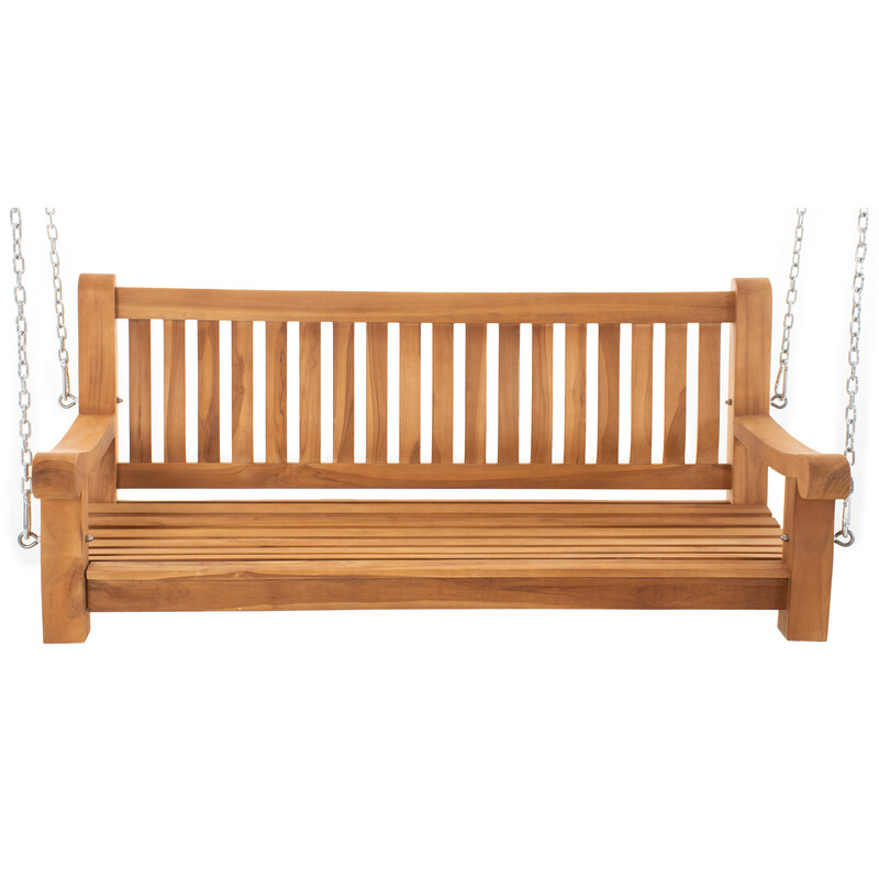 Joyce teak svingbænk til have og terrasse 120-240 cm