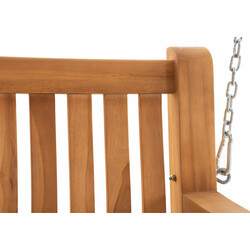 Joyce teak svingbænk til have og terrasse 120-240 cm