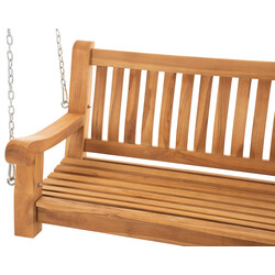 Joyce teak svingbænk til have og terrasse 120-240 cm
