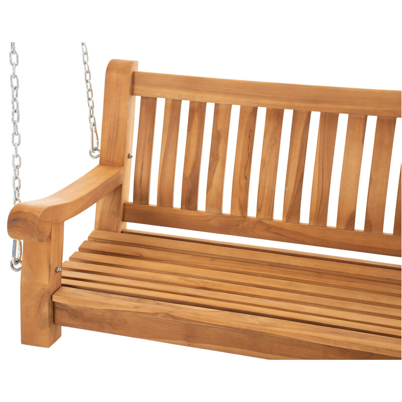Joyce teak svingbænk til have og terrasse 120-240 cm