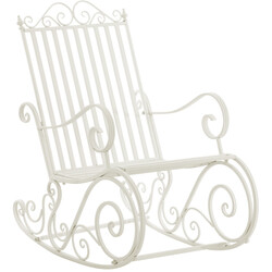 Antik stil gyngestol til indendørs og udendørs brug vejrbestandig jernkonstruktion