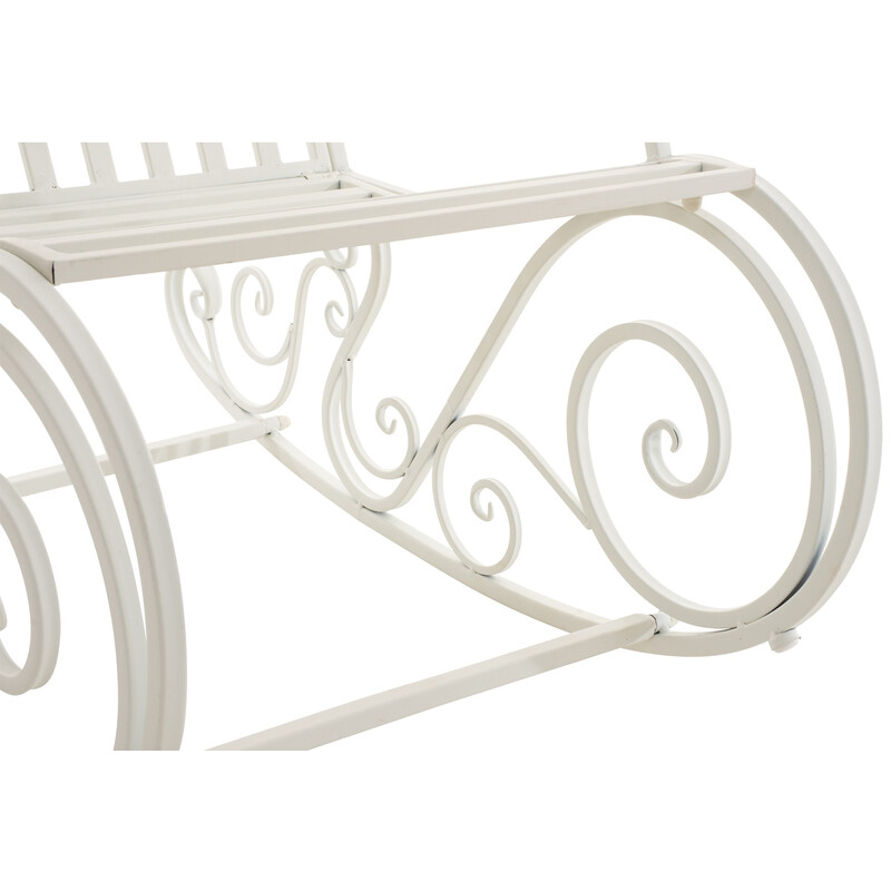 Antik stil gyngestol til indendørs og udendørs brug vejrbestandig jernkonstruktion