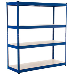 Robust justerbar metalhylde 160x180x60 cm 350 kg