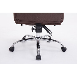 XL kontorstol til store personer med justerbar fodstøtte og ryglæn 160 kg