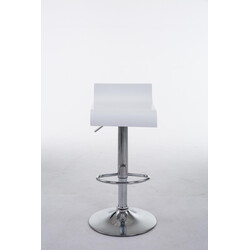 Elegant justerbar træ barstol med 360° drejelig sæde og fodstøtte