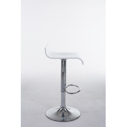 Elegant justerbar træ barstol med 360° drejelig sæde og fodstøtte